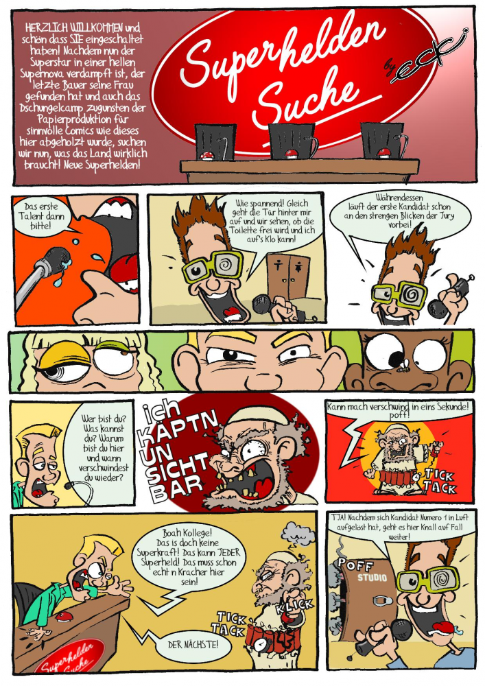 Comic: SuperHeldenSuche 1