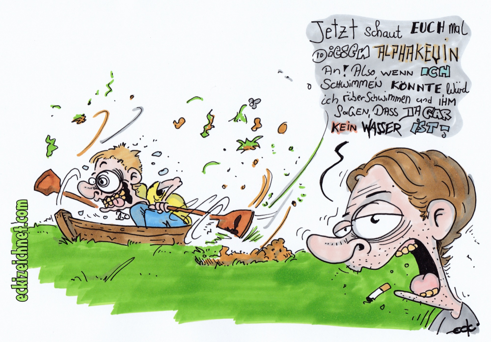 Cartoon: Kein Wasser 1