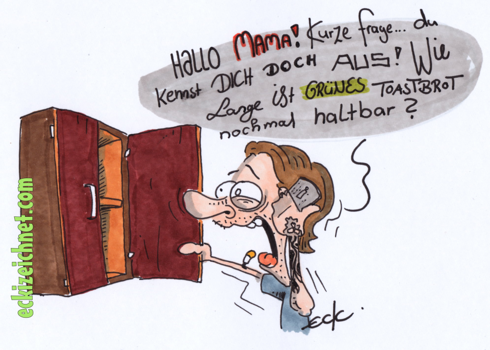 Cartoon: grüner toast 1