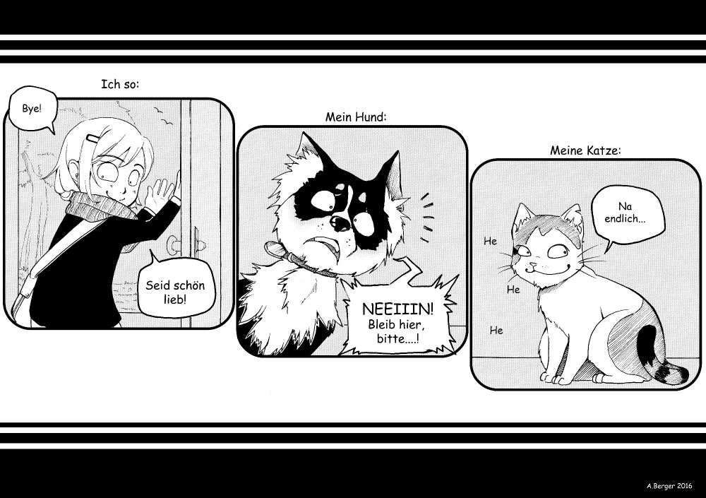 Comic: Hund vs. Katze Teil 1 1