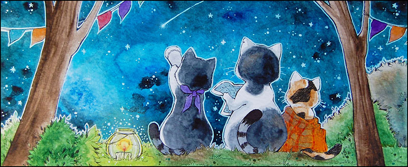 Illustration: Der Sternenhimmel 1