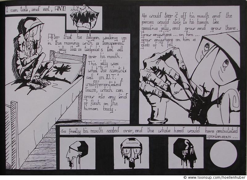 Comic: talking asshole [william burroughs] von hoellenhuber 5