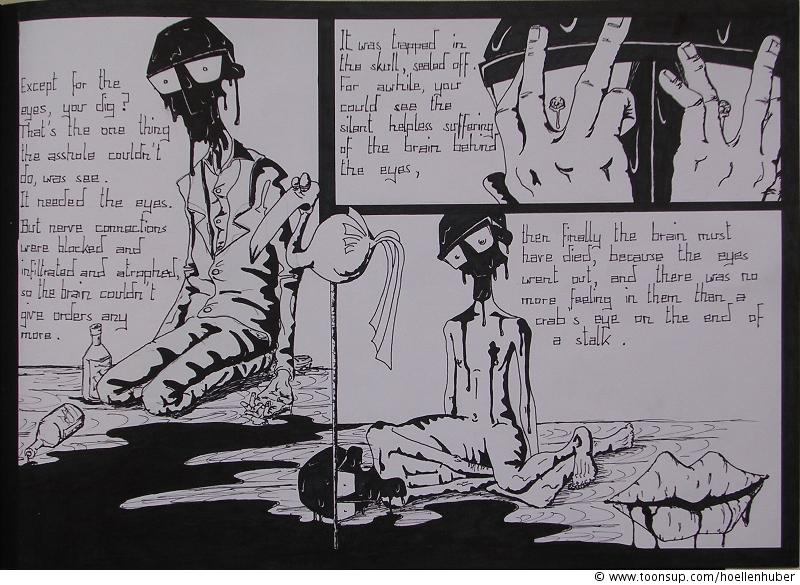 Comic: talking asshole [william burroughs] von hoellenhuber 6