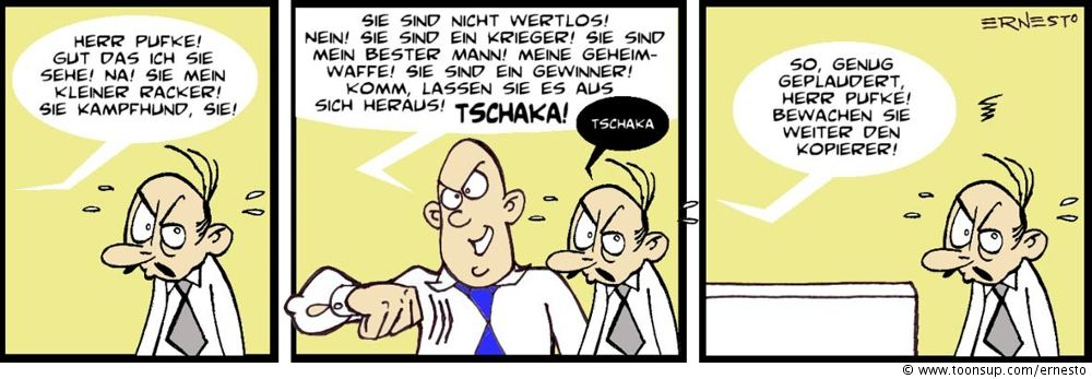 Cartoon: Puffke ist wichtig! 1