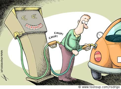 Cartoon: Fuel thirst - Toonsup