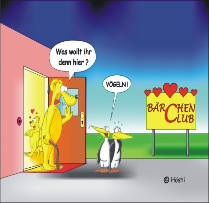 Cartoon: HÖSTI BÄRCHEN 1
