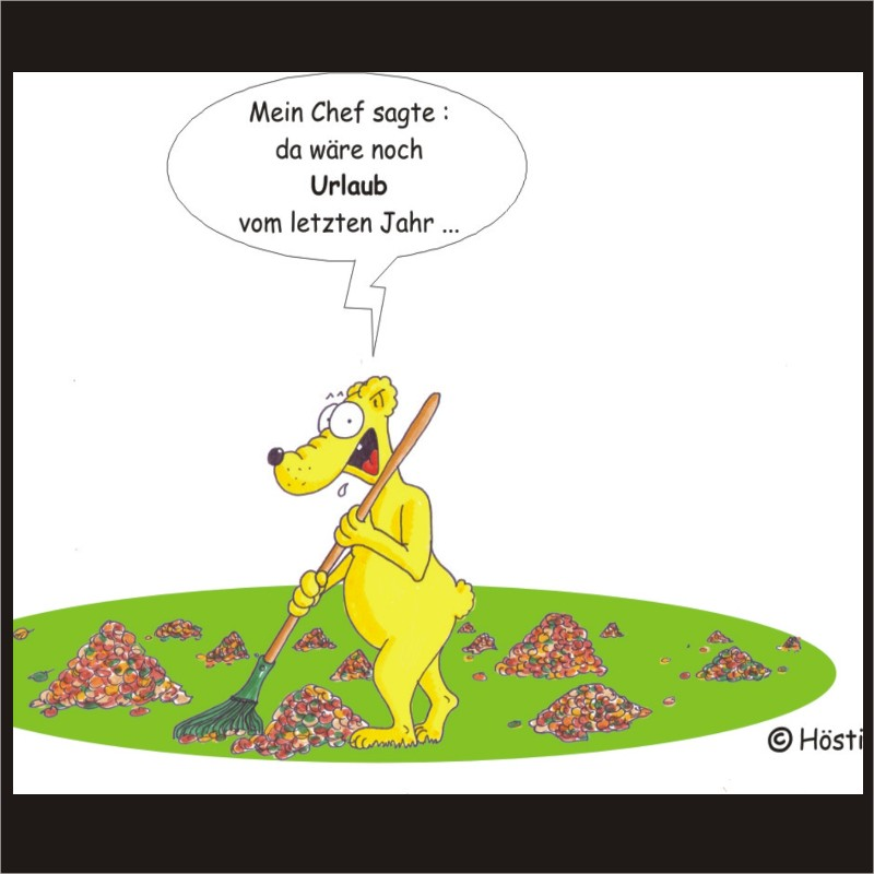 Cartoon: HÖSTI BÄRCHEN 1