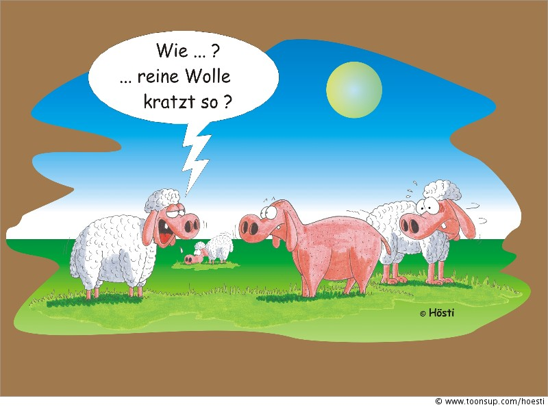Cartoon: VOLL SCHAAF 1