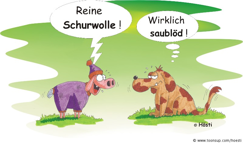 Cartoon: VOLL SCHAAF 1