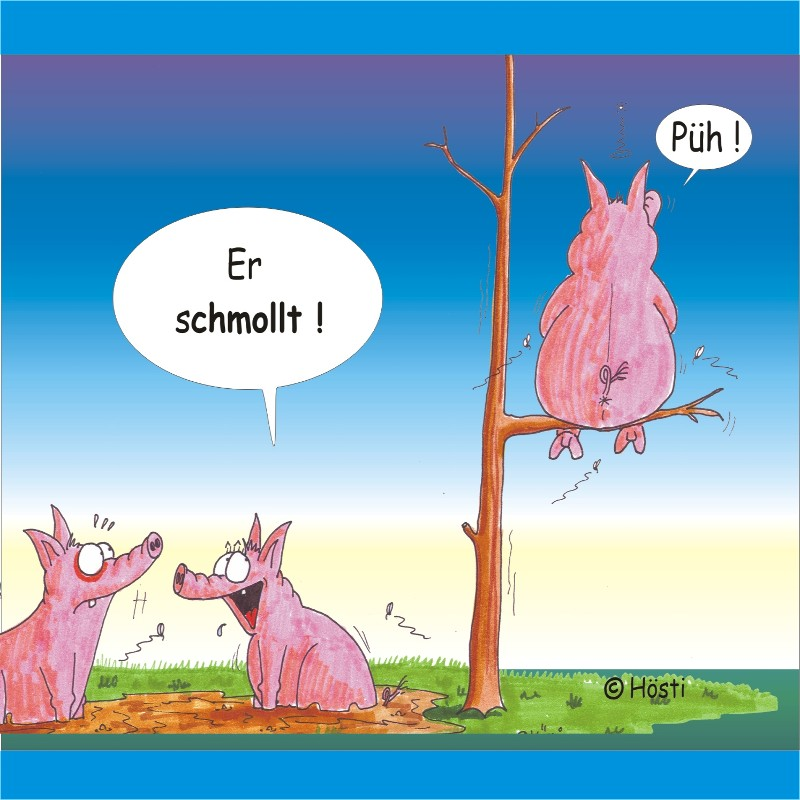 Cartoon: Hösti`s Schweinereien 1