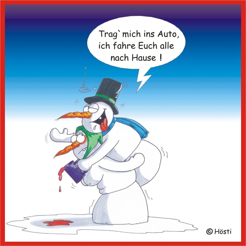 Cartoon: Die Schneemanns 1