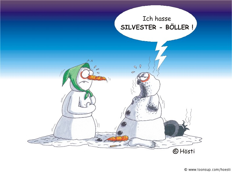 Cartoon: Die Schneemanns 1