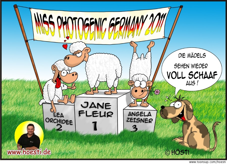 Cartoon: Miss Photogenic Germany 2011 1