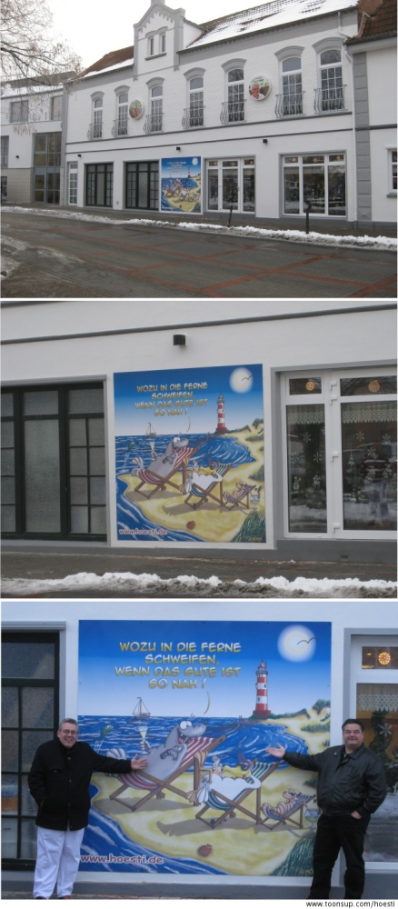 Cartoon: Wozu in die Ferne schweifen, wenn das Gute ist so nah als Foto 1
