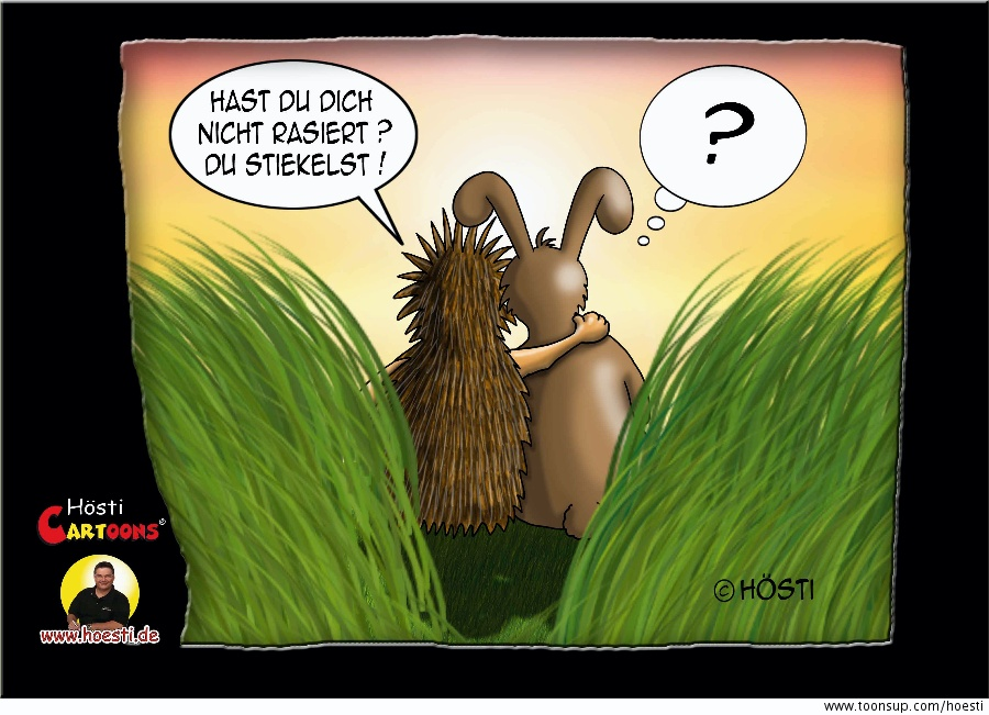 Cartoon: Du stiekelst 1