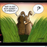 Du stiekelst