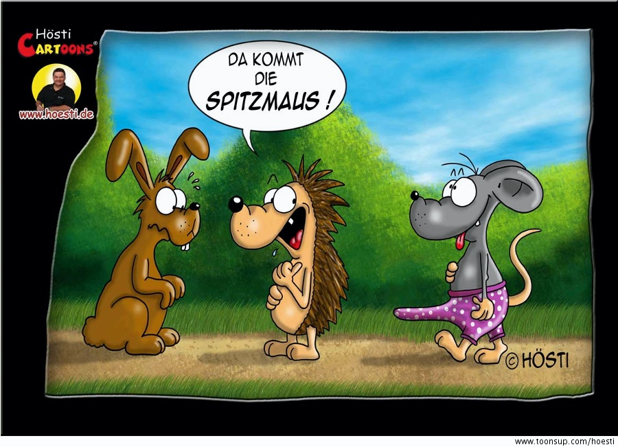 Cartoon: Spitzmaus 1