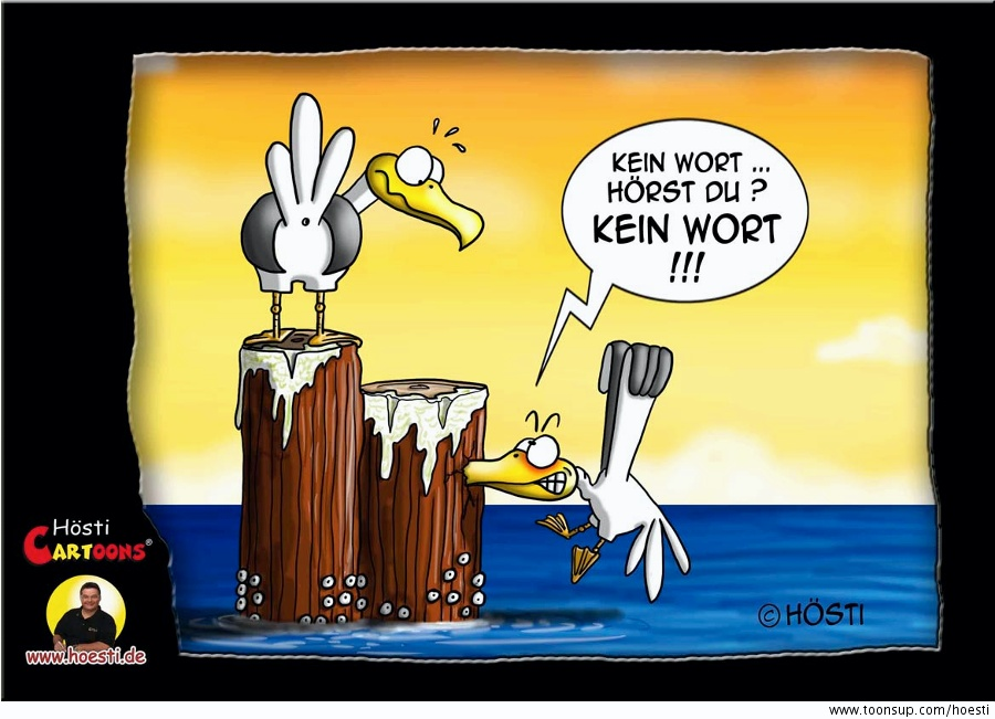 Cartoon: Kein Wort ... 1