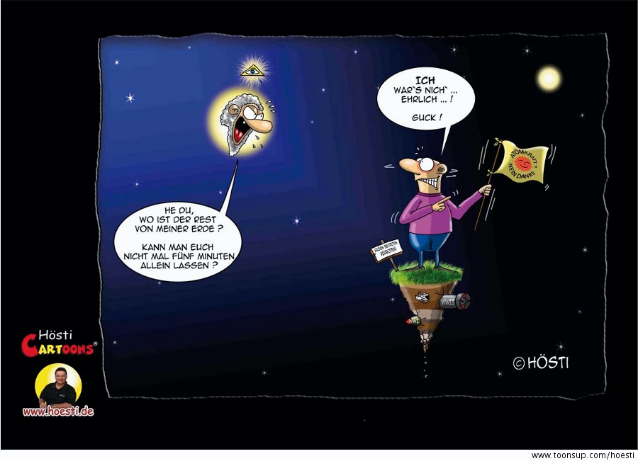Cartoon: Niemand war es ... 1