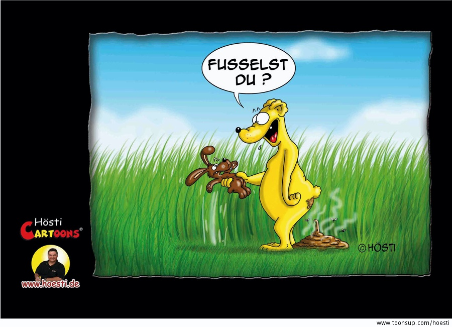Cartoon: Fusselst Du ? 1