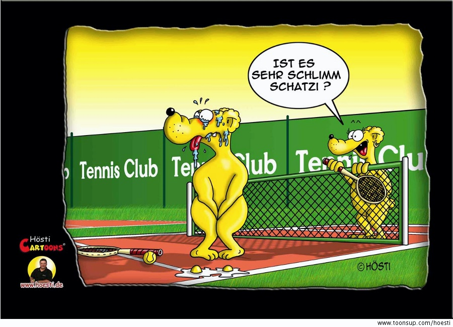 Cartoon: Tennis 1