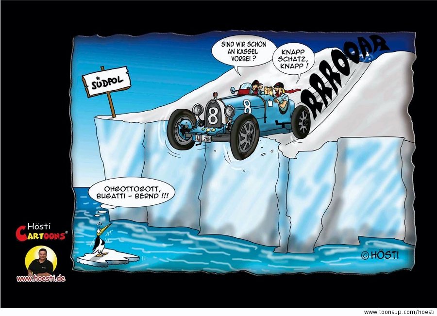 Cartoon: Bugatti Bernd 1