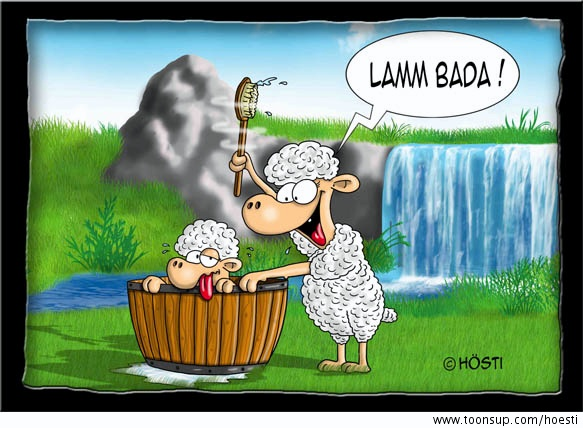 Cartoon: Lamm bada 1