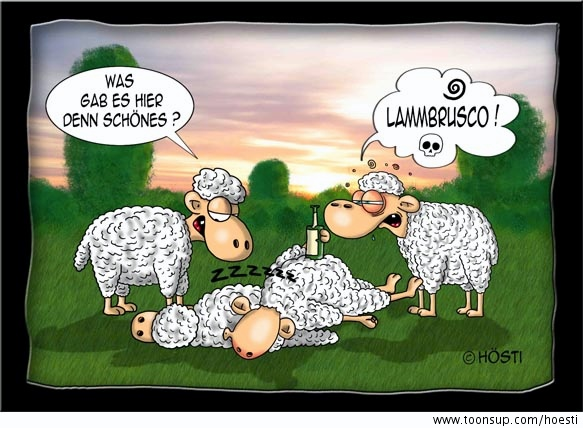 Cartoon: Lammbrusco 1