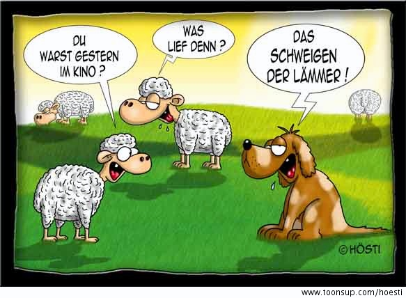 Cartoon: Schweigen der Lämmer 1