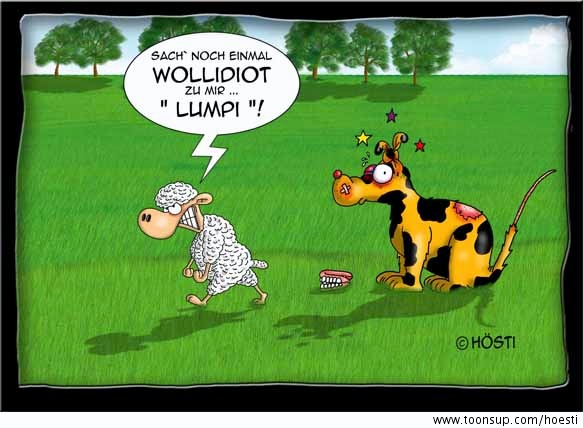 Cartoon: Wollidiot 1