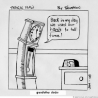 tragic flaw - grandfather clocks
