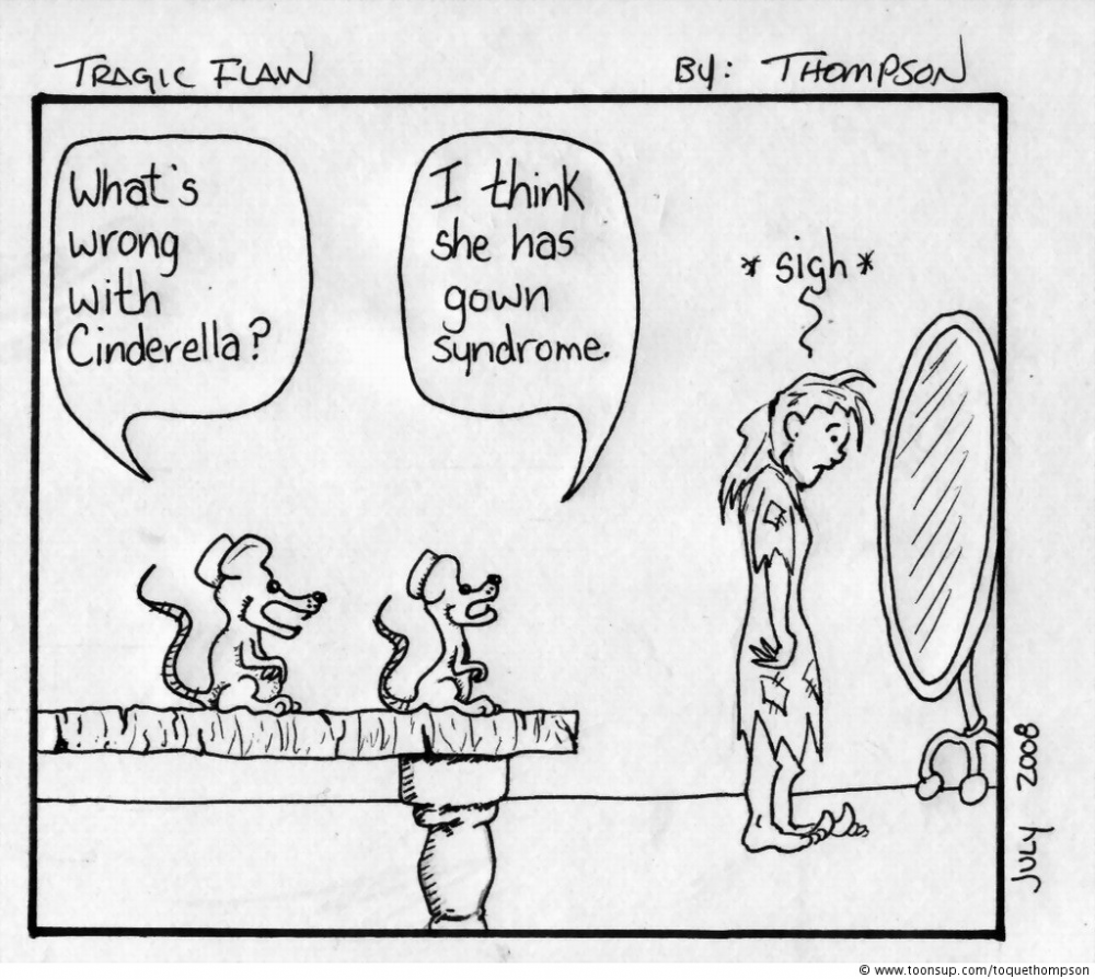 Comic: tragic flaw - gown syndrome 1