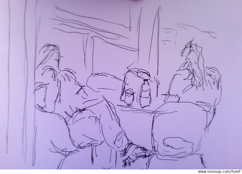 Illustration: Comic-nrw 5/2011 Uph, am Nachbartisch 2
