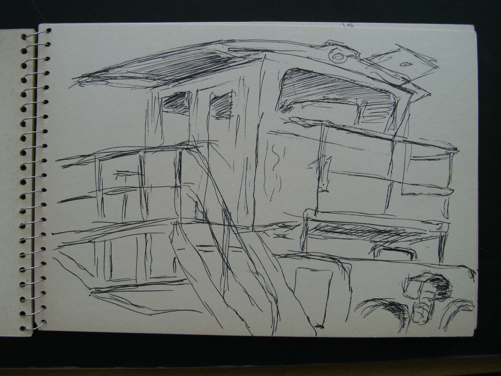 Illustration: SketchCrawl 39 Essen Zollverein (1/3) 13.4.2013 1