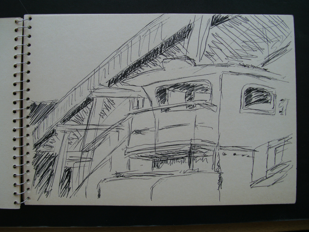 Illustration: SketchCrawl 39 Essen Zollverein (1/3) 13.4.2013 2