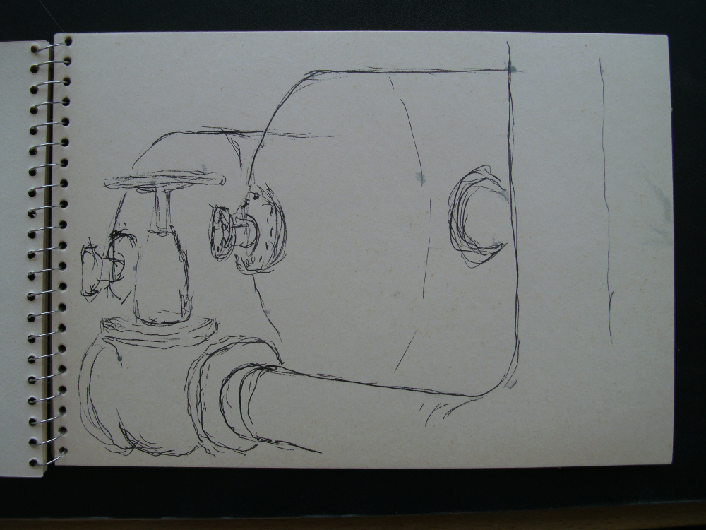 Illustration: SketchCrawl 39 Essen Zollverein (1/3) 13.4.2013 3