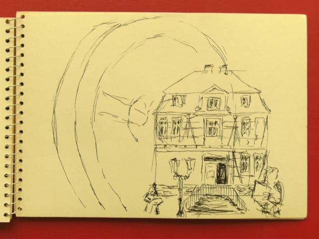 Illustration: SketchCrawl 40 Hagen Freilichtmuseum 13.7.2013 1