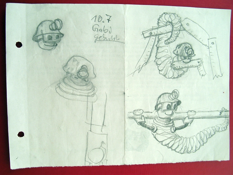 Cartoon: Holzwurm (Entwurf) 5