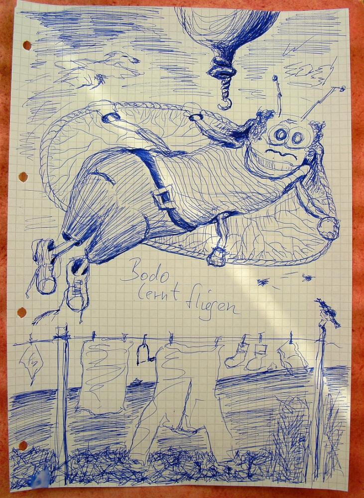 Cartoon: Borkenkäfer (Entwurf) 5