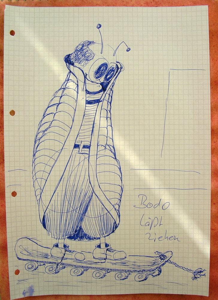 Cartoon: Borkenkäfer (Entwurf) 6