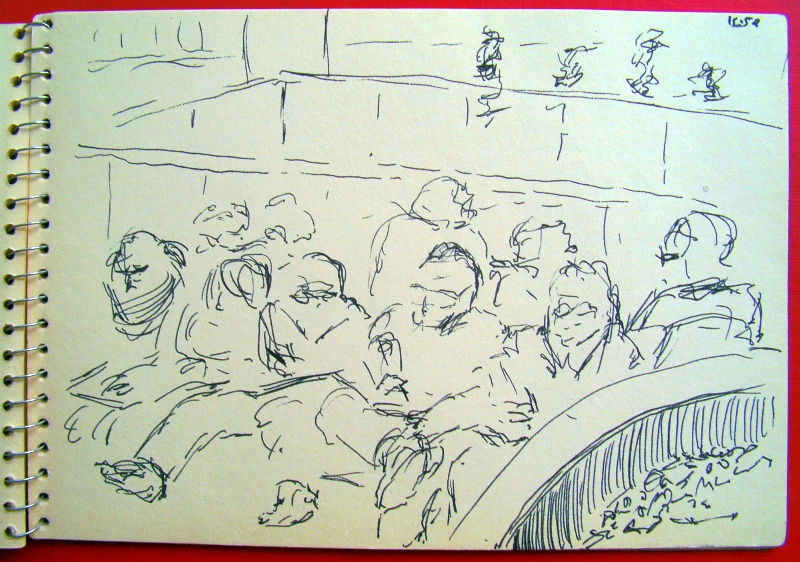Cartoon: SketchCrawl 41 Düsseldorf Flughafen - Zeichnungen 1