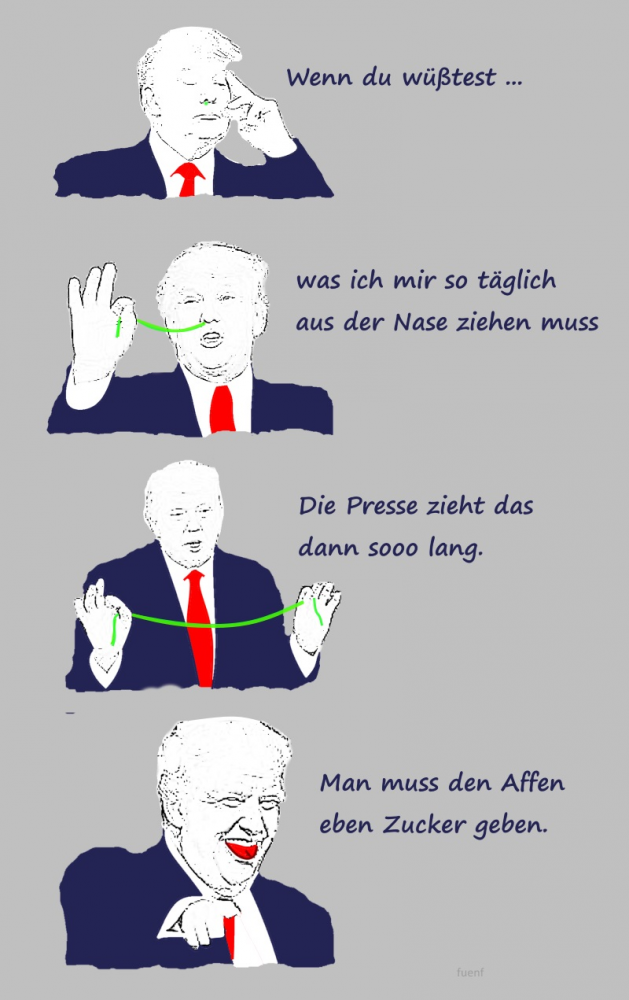 Cartoon: Trump-Sekrete 1