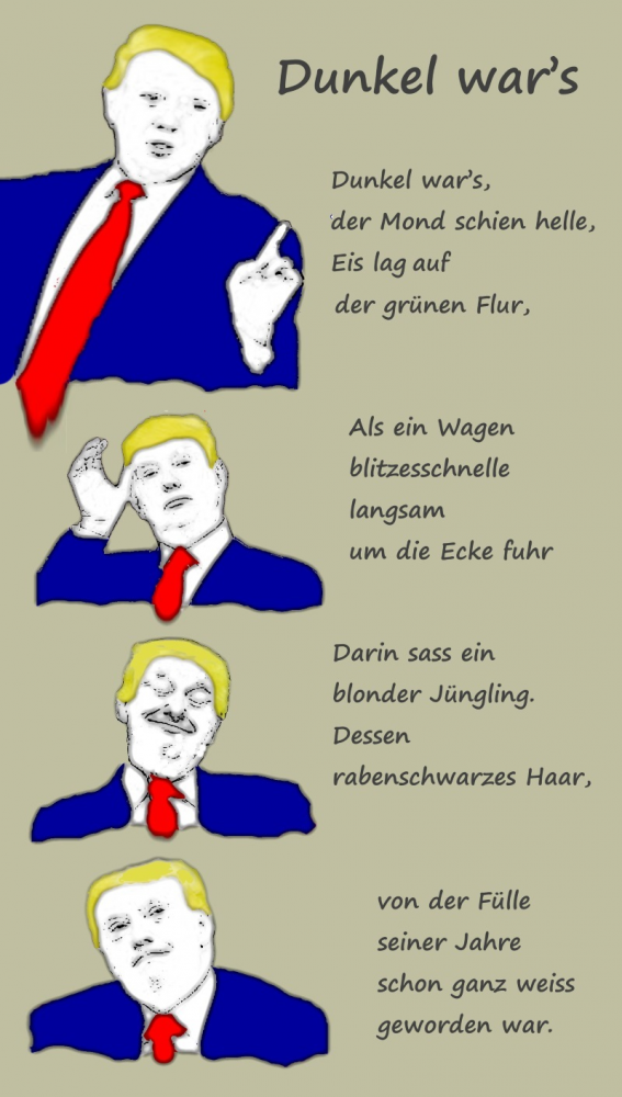 Cartoon: Bütten-Rede 1