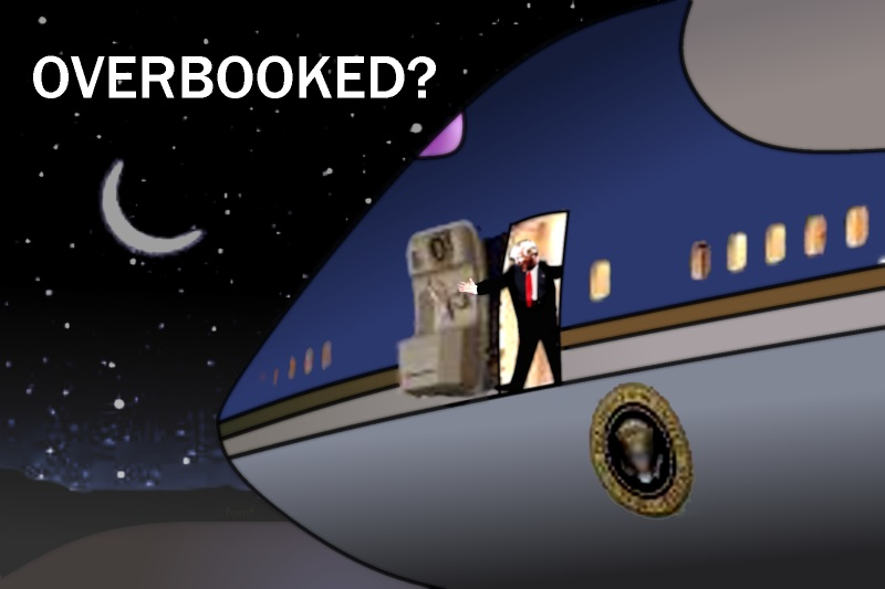 Cartoon: overbooked 1