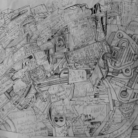 Rate- / Wimmelbild: Telefon-Notizen 1