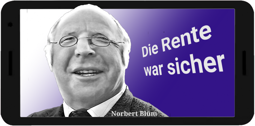 Cartoon: Norbert Blüm 1