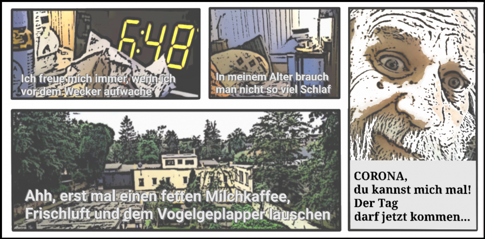 Comic: Corona - Morgen 1
