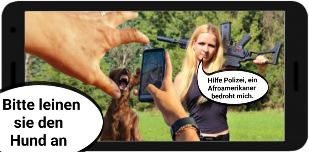 Cartoon: Hundeleine 1