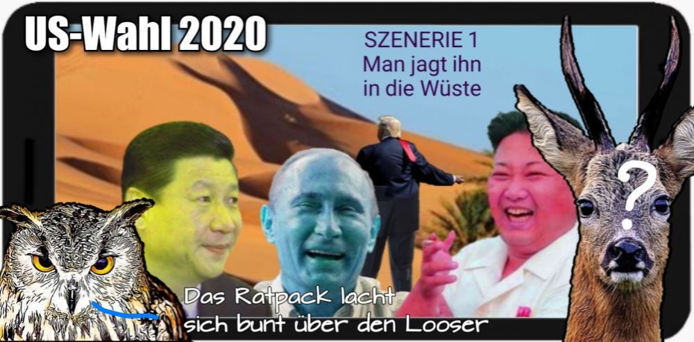 Cartoon: Ab in die Wüste 1