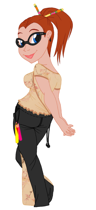Cartoon: Michelle (myself) 1